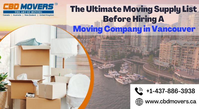 Moving Company in Vancouver