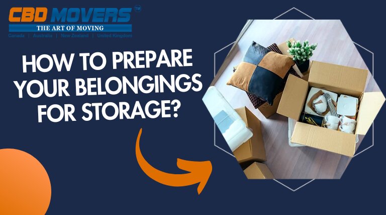 Prepare Your Belongings For Storage.