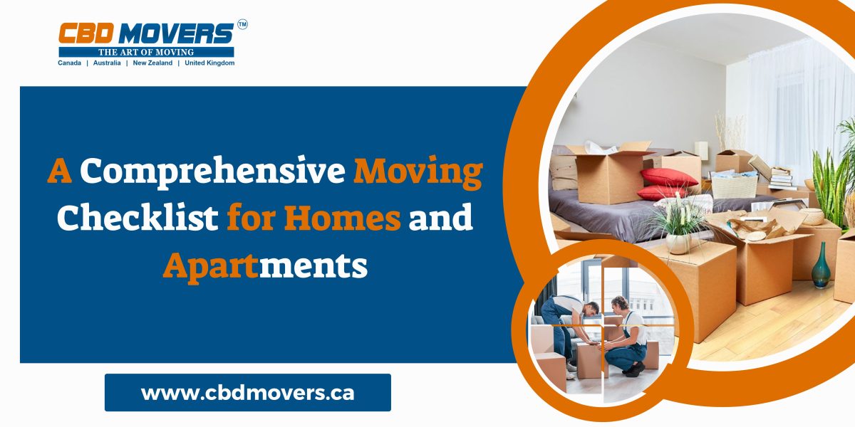 Moving Checklist for Homes and Apartments 